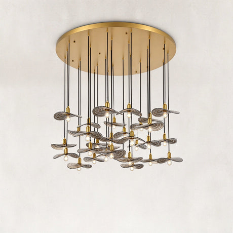 Caliora Crystal Round Artistic Chandelier 48"D