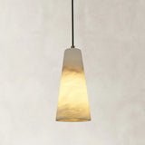 Camuse Conical Alabaster Pendant 10''H