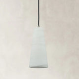 Camuse Conical Alabaster Pendant 10''H