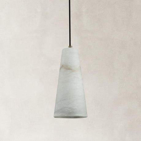 Canto Conical Alabaster Pendant 10"H
