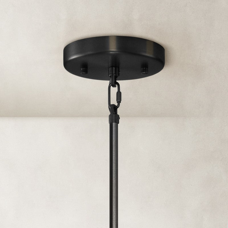 Celasty Drop Round Glass Pendant 17"D