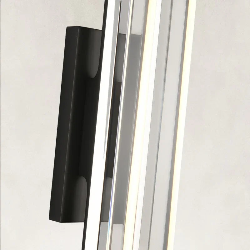 Clear Glow Crystal Double Wall Sconce 19"H