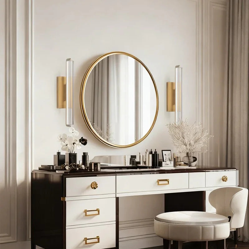 Clear Glow Crystal Single Wall Sconce 19"H