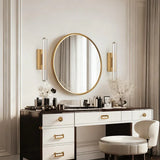 Clear Glow Crystal Single Wall Sconce 19"H