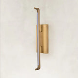 Clear Glow Crystal Single Wall Sconce 19"H