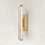 Clear Glow Crystal Single Wall Sconce 19"H