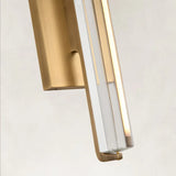 Clear Glow Crystal Single Wall Sconce 19"H