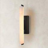 Clear Glow Alabaster Single Wall Sconce 19"H