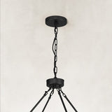 Cyla Glass Tube 2-Tier Round Chandelier 48"