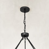 Cyla Glass Tube 2-Tier Round Chandelier 60"