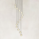 Elara Floating Crystal Ball Chandelier 20"D