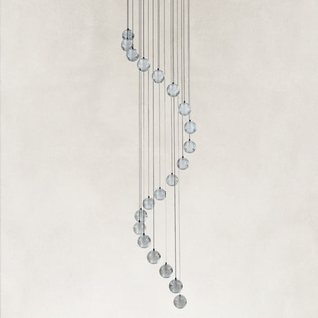 Elara Floating Crystal Ball Chandelier 26"D