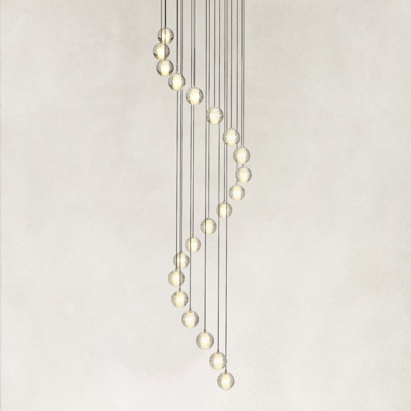 Elara Floating Crystal Ball Chandelier 26"D