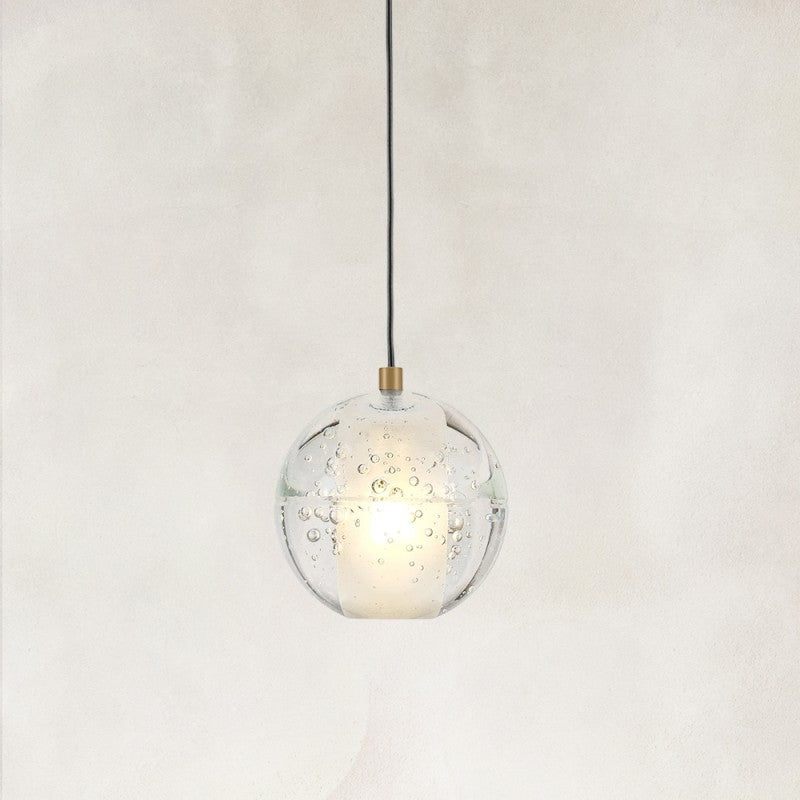 Elara Floating Glass Ball Pendant 4"D