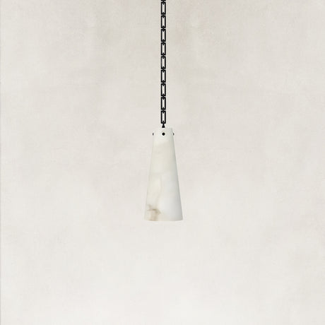 Elaris 1-Light Cluster Sculptural Alabaster Pendant 6"D