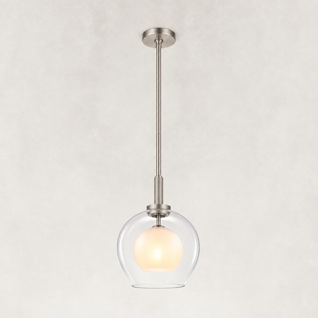 Elars Double Globe Pendant 10"D