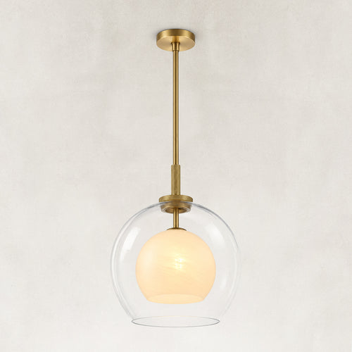 Elars Double Globe Pendant 14