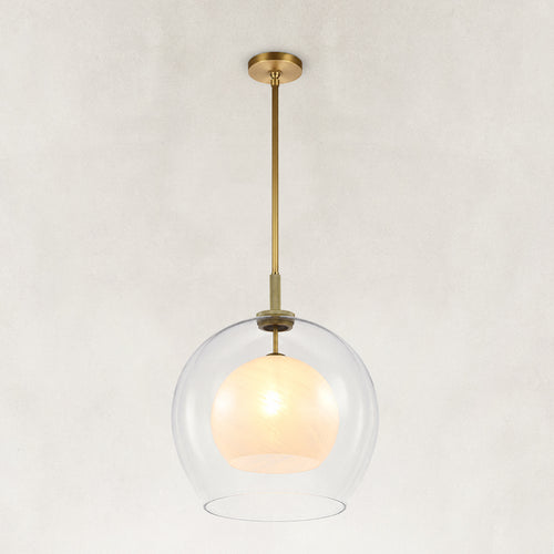 Elars Double Globe Pendant 18