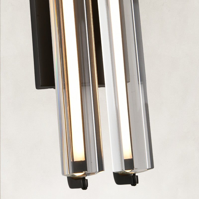 Elen Crystal Double Wall Sconce 19"H