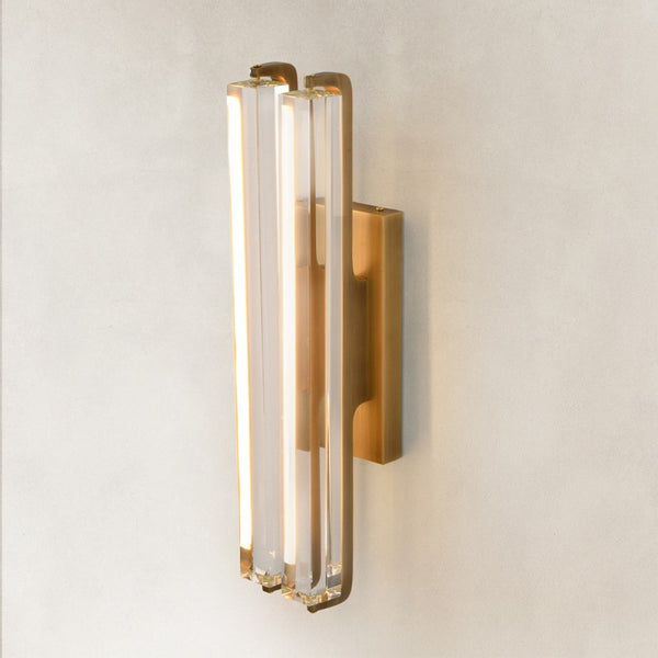 Elen Crystal Double Wall Sconce 19"H