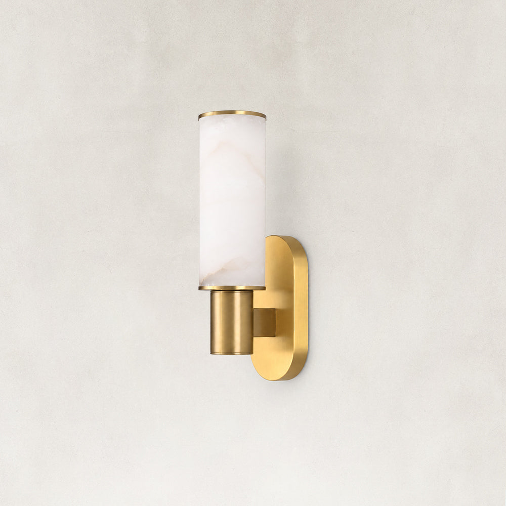 Eloria Alabaster Wall Sconce 14"H
