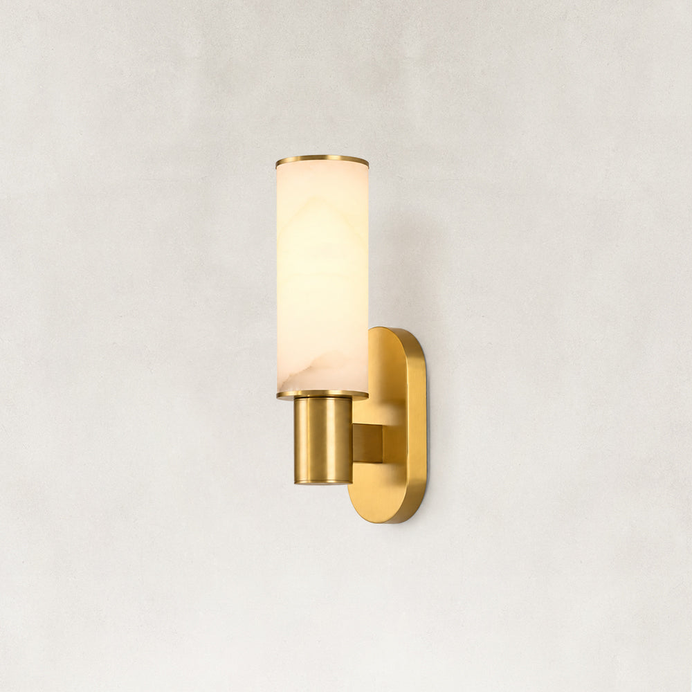Eloria Alabaster Wall Sconce 14"H