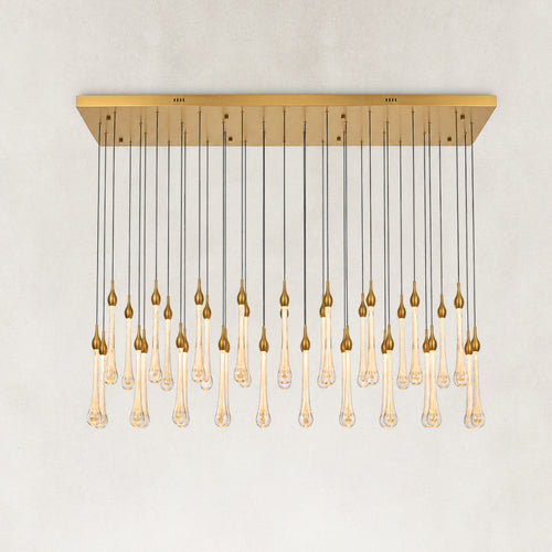 Elunara Crystal Linear Chandelier 60