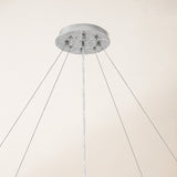 Forest Glow Crystal Round Chandelier 30"