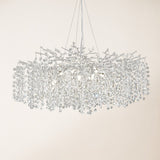 Forest Glow Crystal Round Chandelier 30"