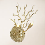 Forest Glow Crystal Wall Sconce 10"