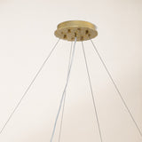 Forest Glow Crystal Round Chandelier 48"