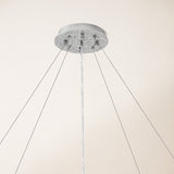 Forest Glow Crystal Round Chandelier 48"