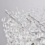 Forest Glow Crystal Round Chandelier 48"