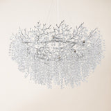 Forest Glow Crystal Round Chandelier 48"
