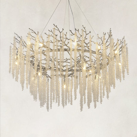 Frost Tree Branch Chandelier 47"D