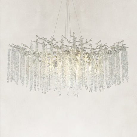 Frost Tree Branch Crystal Chandelier 40"D