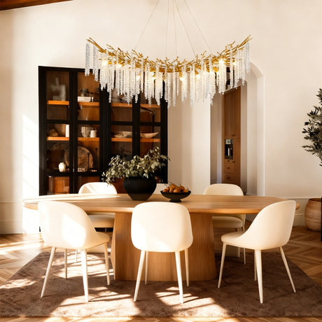 Frost Tree Branches Linear Chandelier 55"L