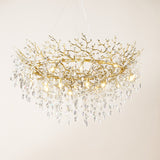 Frostray Crystal Branch Halo Chandelier 48"D