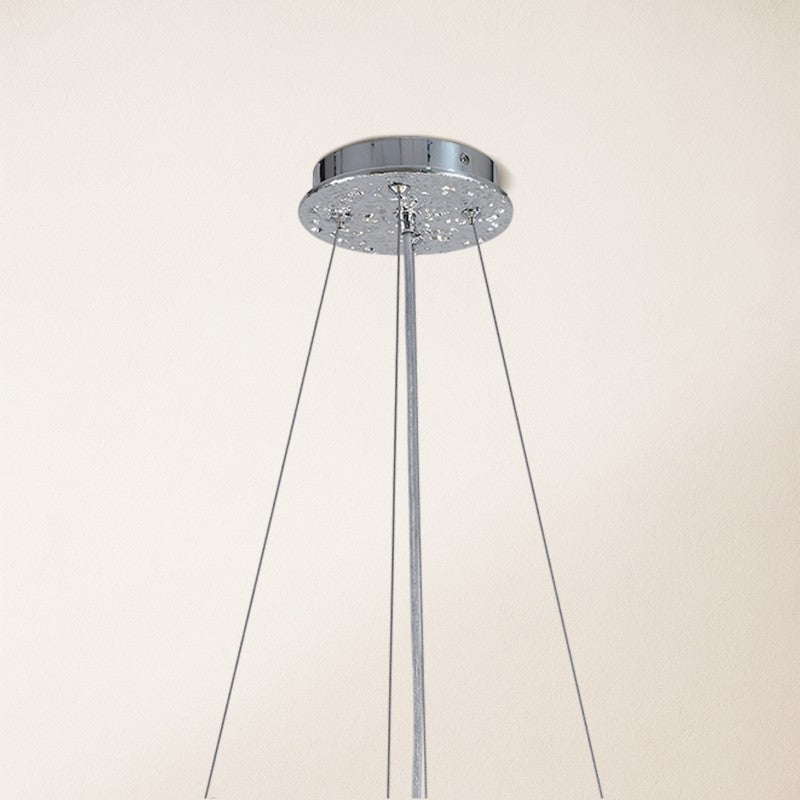 Frostray Crystal Branch Halo Chandelier 48"D