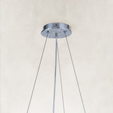 Frostray Crystal Cascade Branch Round Chandelier 30"