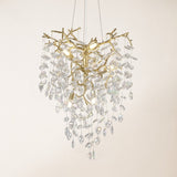 Frostray Crystal Grand Cascade Branches Chandelier 21"