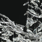 Frostray Crystal Grand Cascade Branches Chandelier 21"