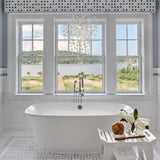 Frostray Crystal Grand Cascade Branches Chandelier 21"