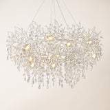 Frostray Crystal Branch Halo Chandelier 48"D
