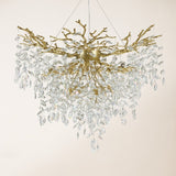 Frostray Crystal Grand Cascade Branches Chandelier 40"