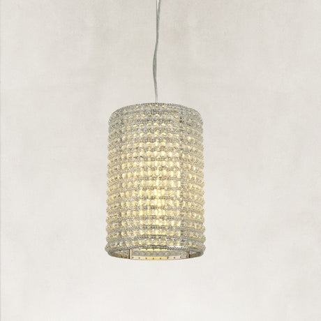 Glint Beads Pendant Lights Smoke Clear 12"