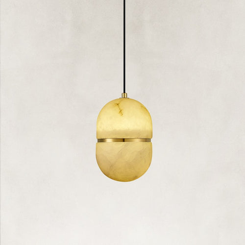 Glowstone Alabaster Modern Pendant 5.5''D