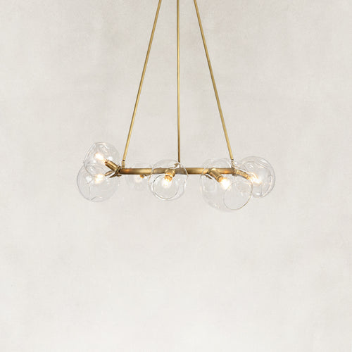 Jodie Orb Glass Round Chandelier 35.6