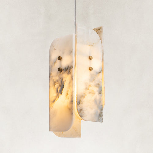 Landscape Marble Layered Pendant Light 5.9