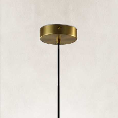 Luma Alabaster Pendant 6"D 7"D